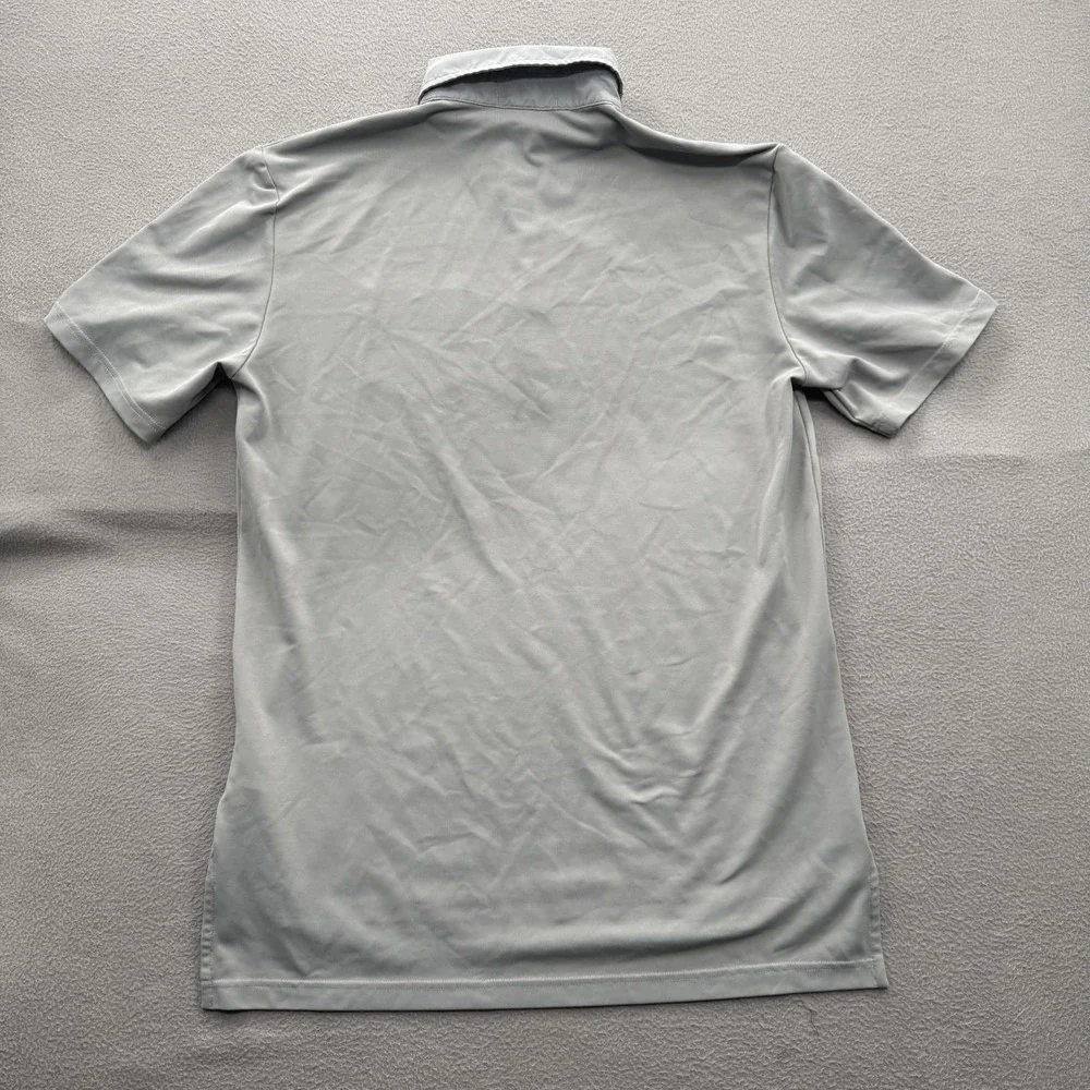 RLX Ralph Lauren Polo Shirt Mens Medium Gray Wicking Golf Performance Stretch